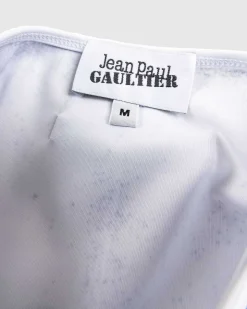 Langaermet Gaultier Paris Top Hvid/Sort