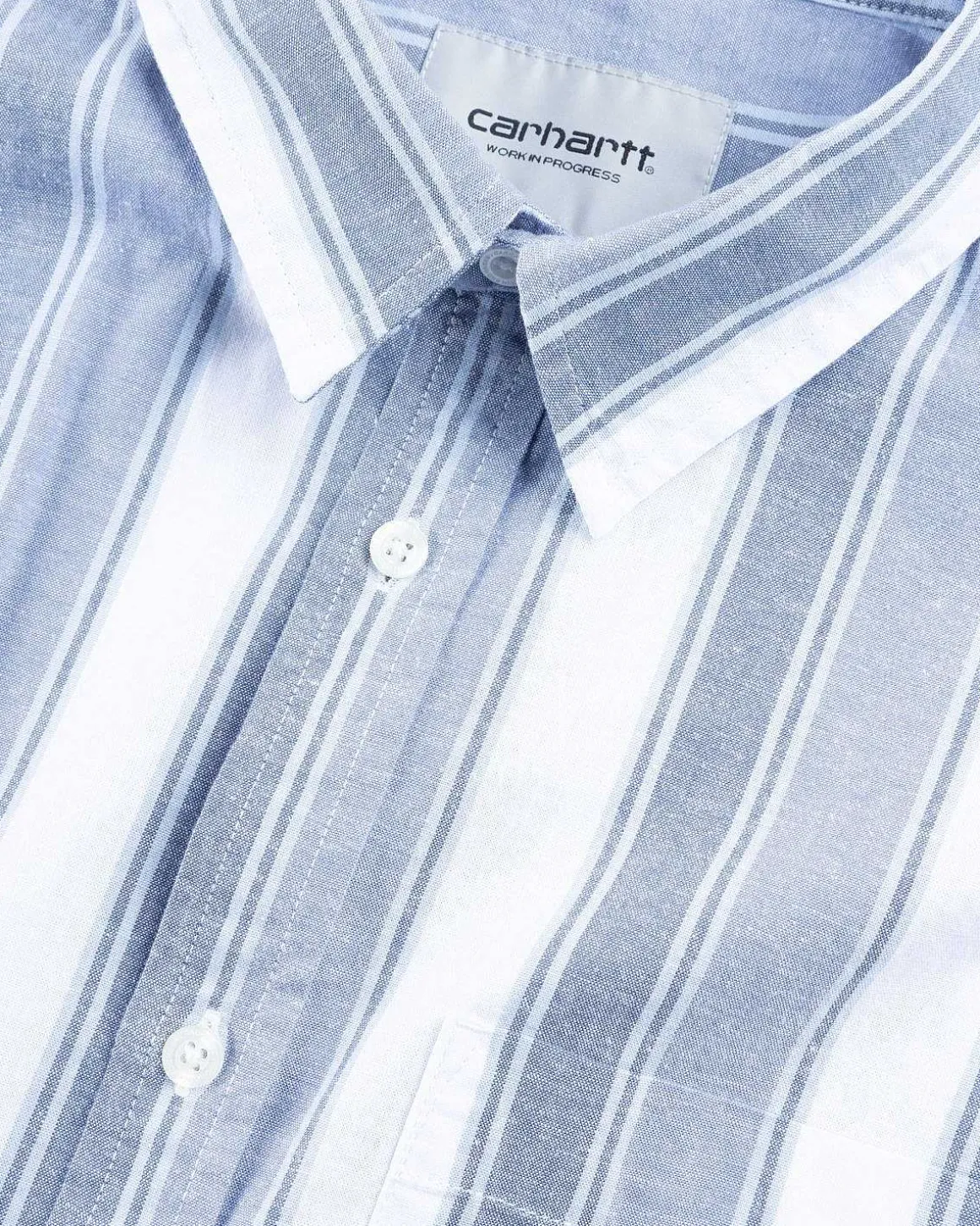 Langaermet Kendricks Skjorte Hudson Blue/Bay Blue