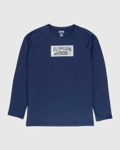 Langaermet Logo Rashguard Navy
