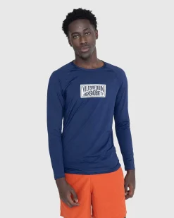 Langaermet Logo Rashguard Navy