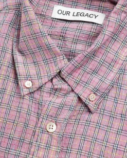 Lant Bd-Skjorte Pink Kimble Check