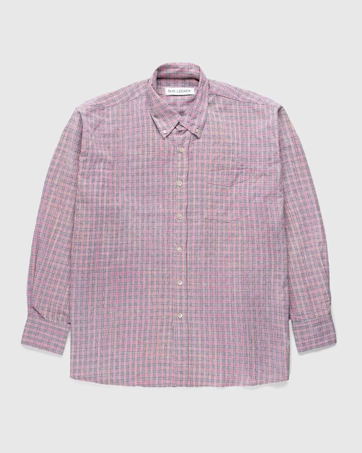 Lant Bd-Skjorte Pink Kimble Check
