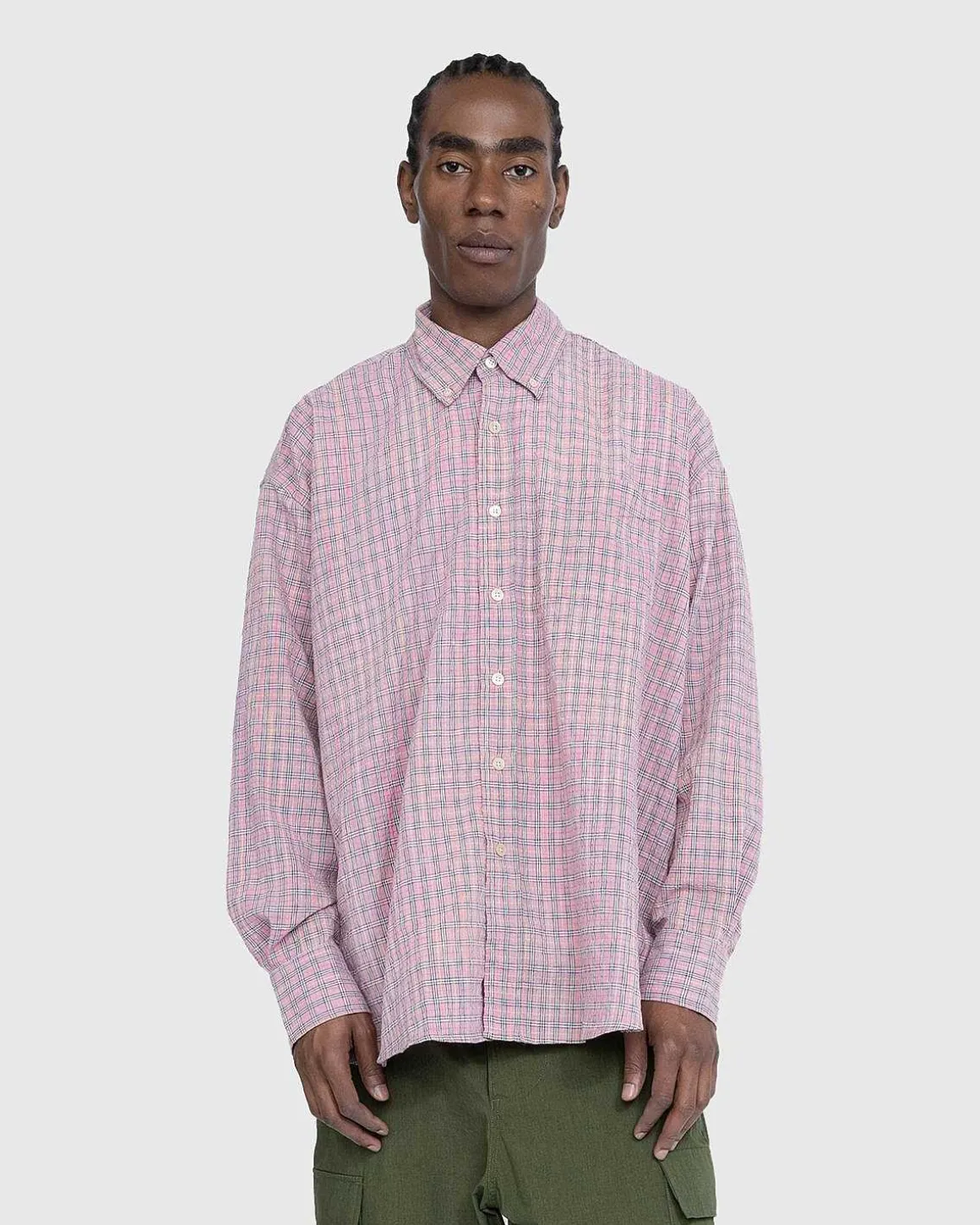 Lant Bd-Skjorte Pink Kimble Check