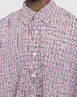 Lant Bd-Skjorte Pink Kimble Check