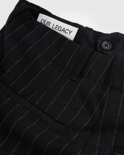 Lant Chino Black Chalk Stripe