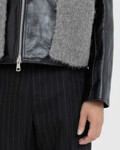 Lant Chino Black Chalk Stripe