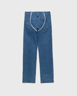 Lata Denim Bukser Bla