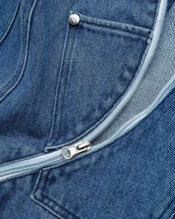 Lata Denim Bukser Bla