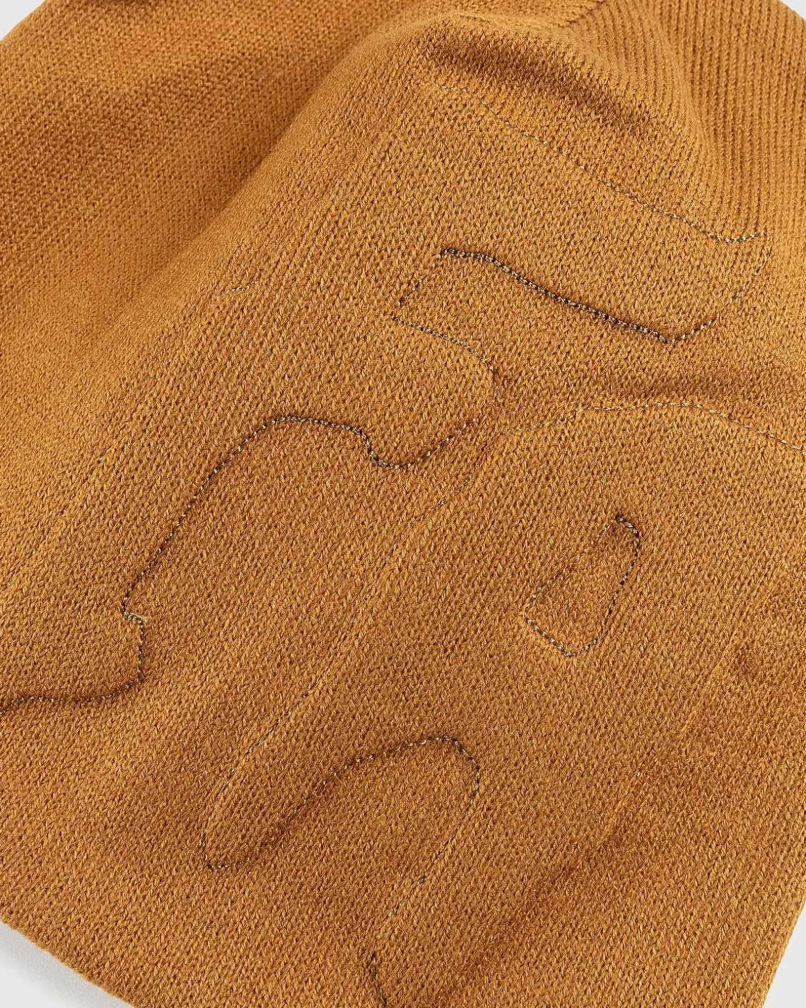 Lesser God Skull Beanie Brown