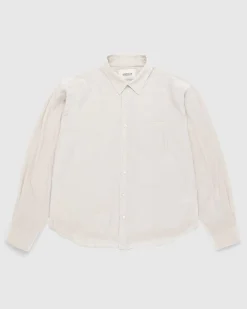 Letvaegts Langaermet Skjorte Beige
