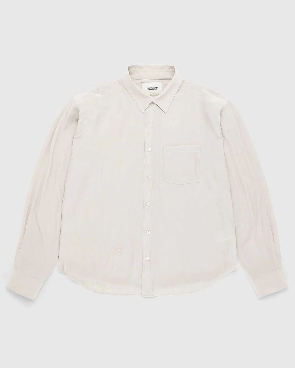 Letvaegts Langaermet Skjorte Beige