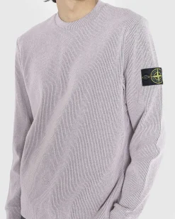 Logo Badge Strik Sweater Pink