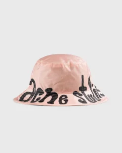 Logo Bucket Hat Peach Pink