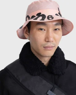 Logo Bucket Hat Peach Pink