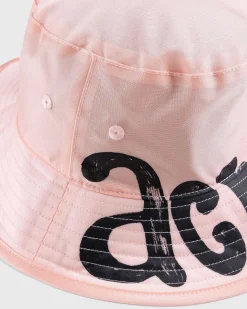 Logo Bucket Hat Peach Pink