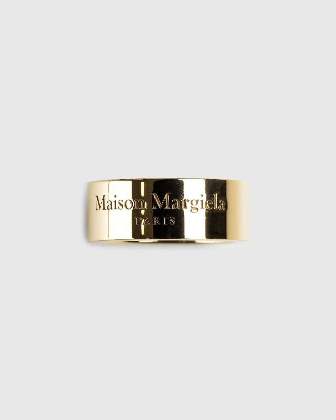 Logo-Graveret Ring Guld