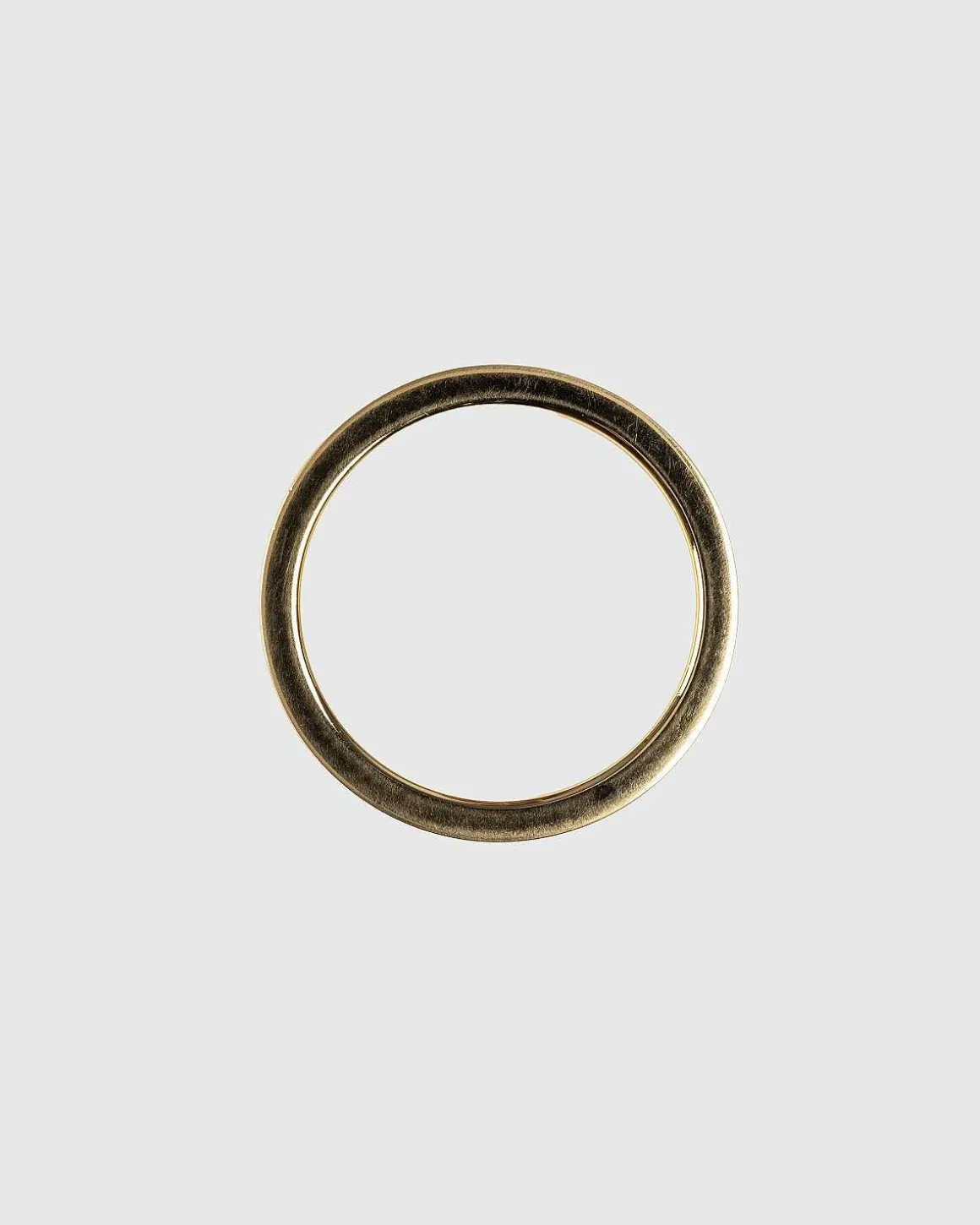 Logo-Graveret Ring Guld