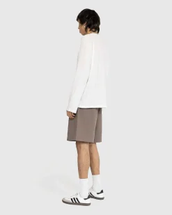 Logo Langaermet T-Shirt Optic White