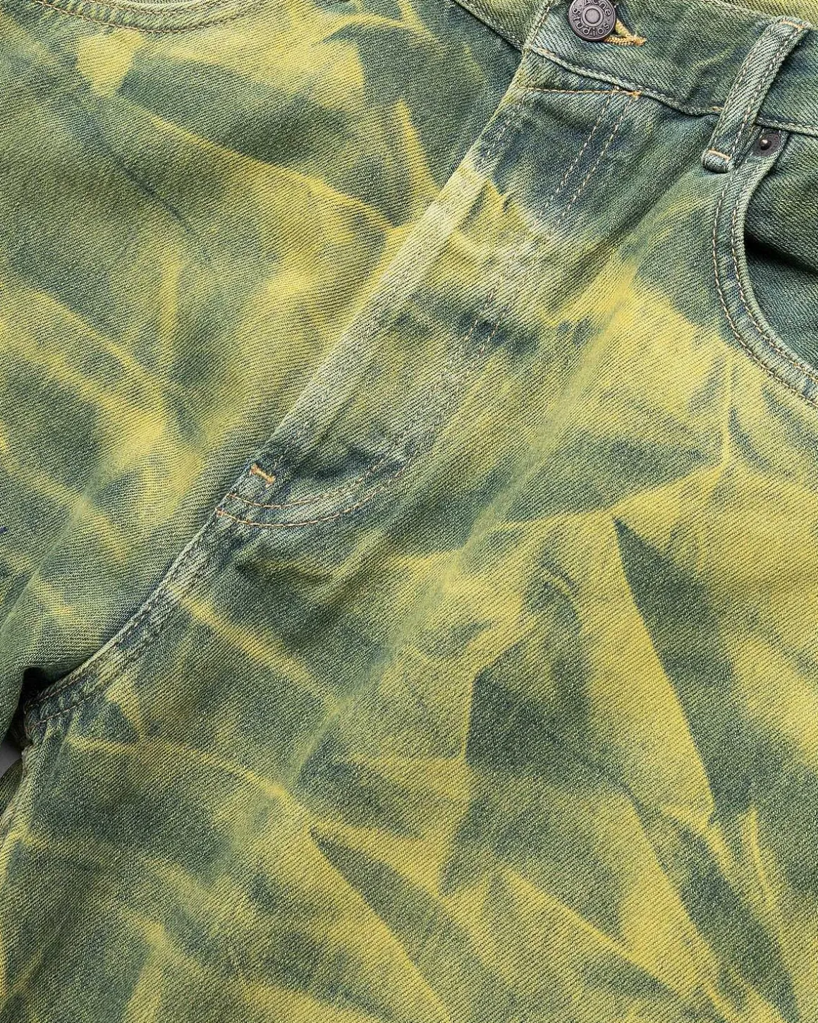 Loose Fit Jeans 2021 Gul/Bla