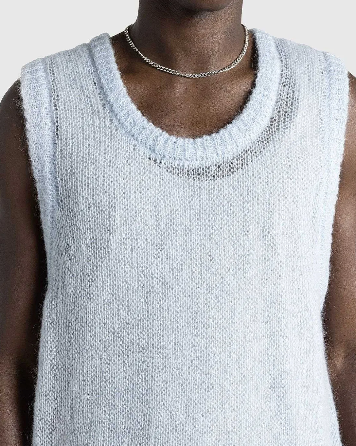 Loose Gauge Tank Top Bla
