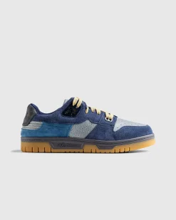 Low-Top Sneakers Gra Bla
