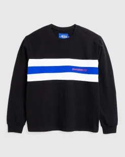 L/S Stripe Shirt Sort