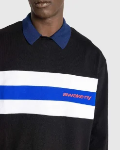 L/S Stripe Shirt Sort