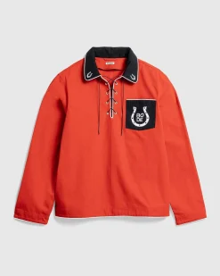 Lucky Horseshoe Pullover Ecru/Sort