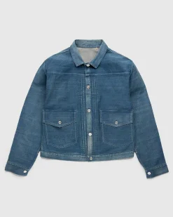 Lvc 1879 Plisseret Blusejakke Indigo Blue