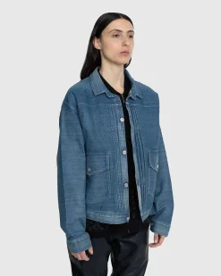 Lvc 1879 Plisseret Blusejakke Indigo Blue