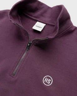 Lynlas Mock Neck Staples Fleece Lilla