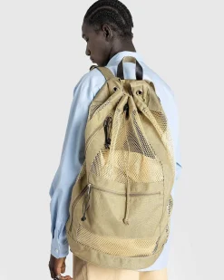Mesh Stor Rygsaek Lavet Af Aeta Beige