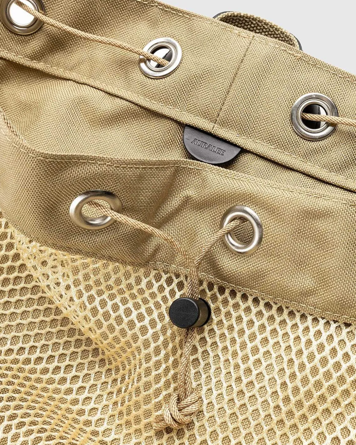 Mesh Stor Rygsaek Lavet Af Aeta Beige