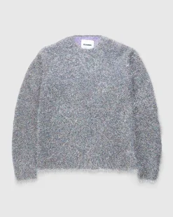 Metallic Mohair Blend Sweater Multi
