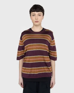 Mias Knit T-Shirt Burgundy