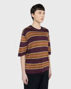 Mias Knit T-Shirt Burgundy