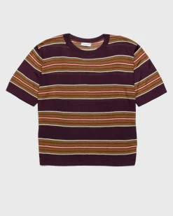Mias Knit T-Shirt Burgundy