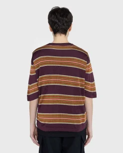 Mias Knit T-Shirt Burgundy