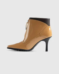 Mid Zip-Up Boot Hvede Laklaeder