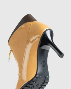 Mid Zip-Up Boot Hvede Laklaeder