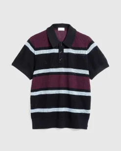 Mindo Strik Polo Sort/Striber