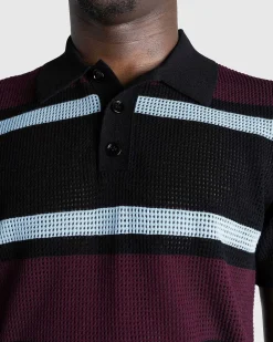 Mindo Strik Polo Sort/Striber