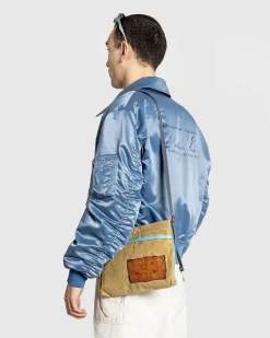 Mini Messenger Bag Beige/Bla