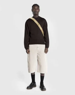 Mock Neck Jumper Pecan Brown