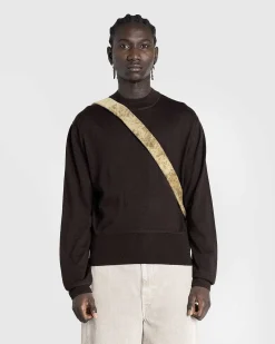 Mock Neck Jumper Pecan Brown