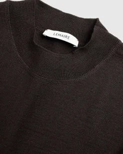 Mock Neck Jumper Pecan Brown