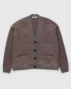 Mohair Cardigan Brun