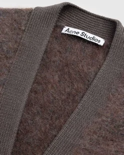 Mohair Cardigan Brun