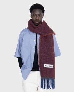 Mohair Uld Frynse Torklaede Brun