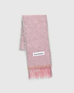 Mohair Uld Frynse Torklaede Lavendel